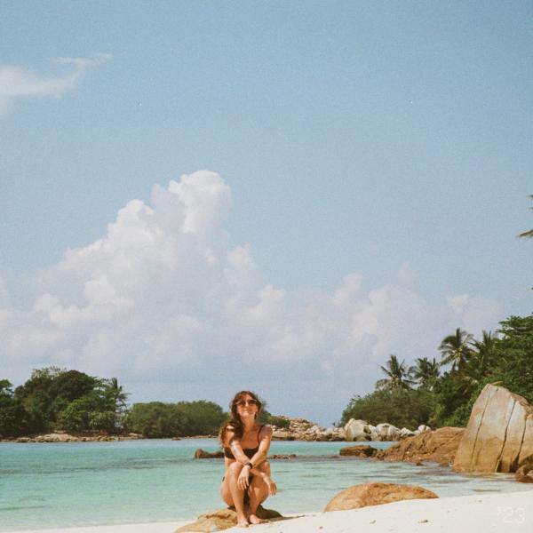 Katie on the beach